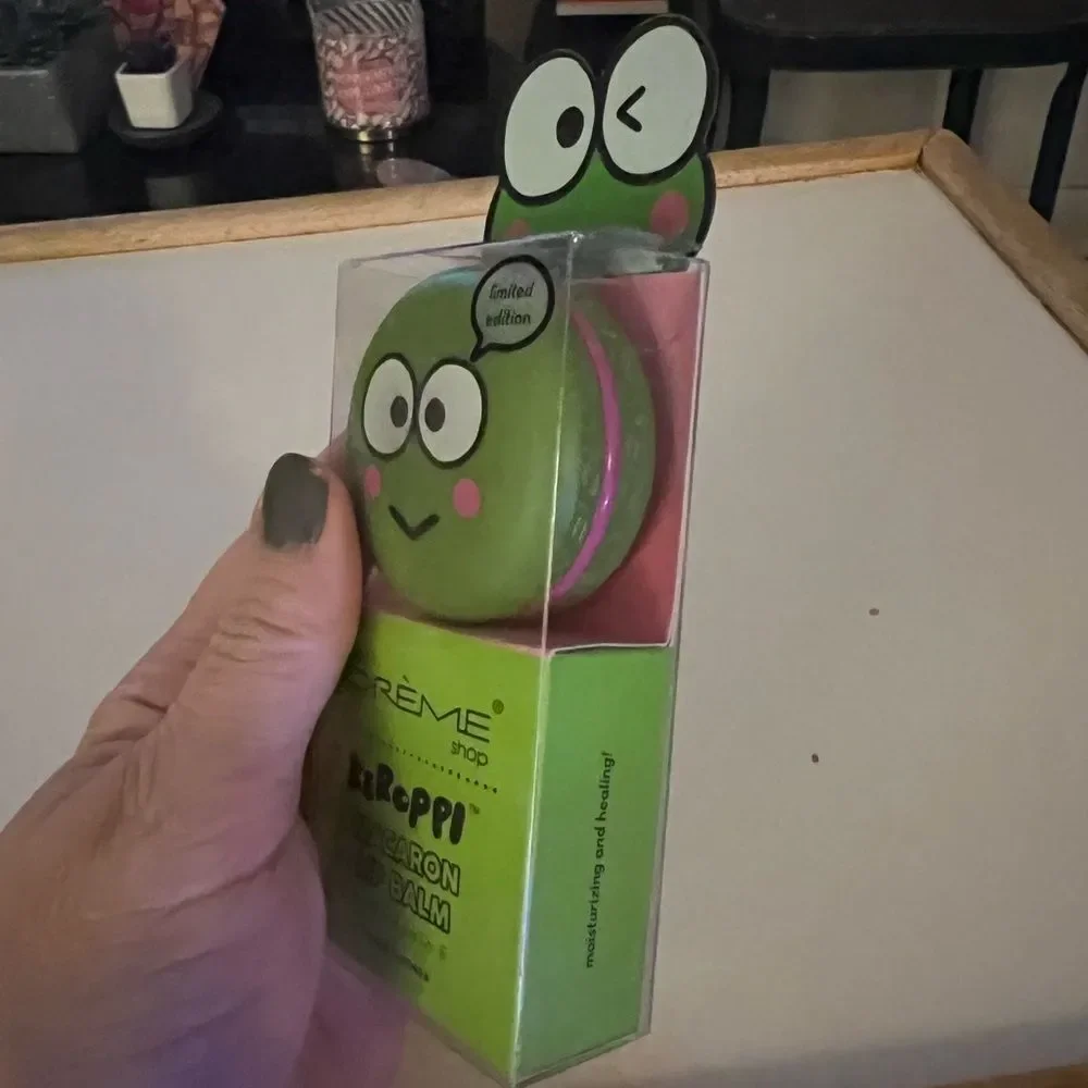 The Crème Shop Keroppi Macaron Lip Balm - Limited Edition BRAND NEW